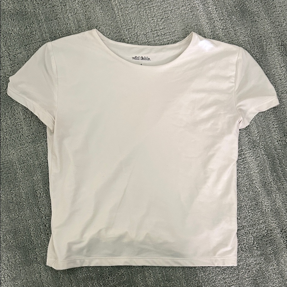 wild fable White Scoop Neck Tank